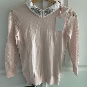 Ted Baker Embellished Collar Sweater